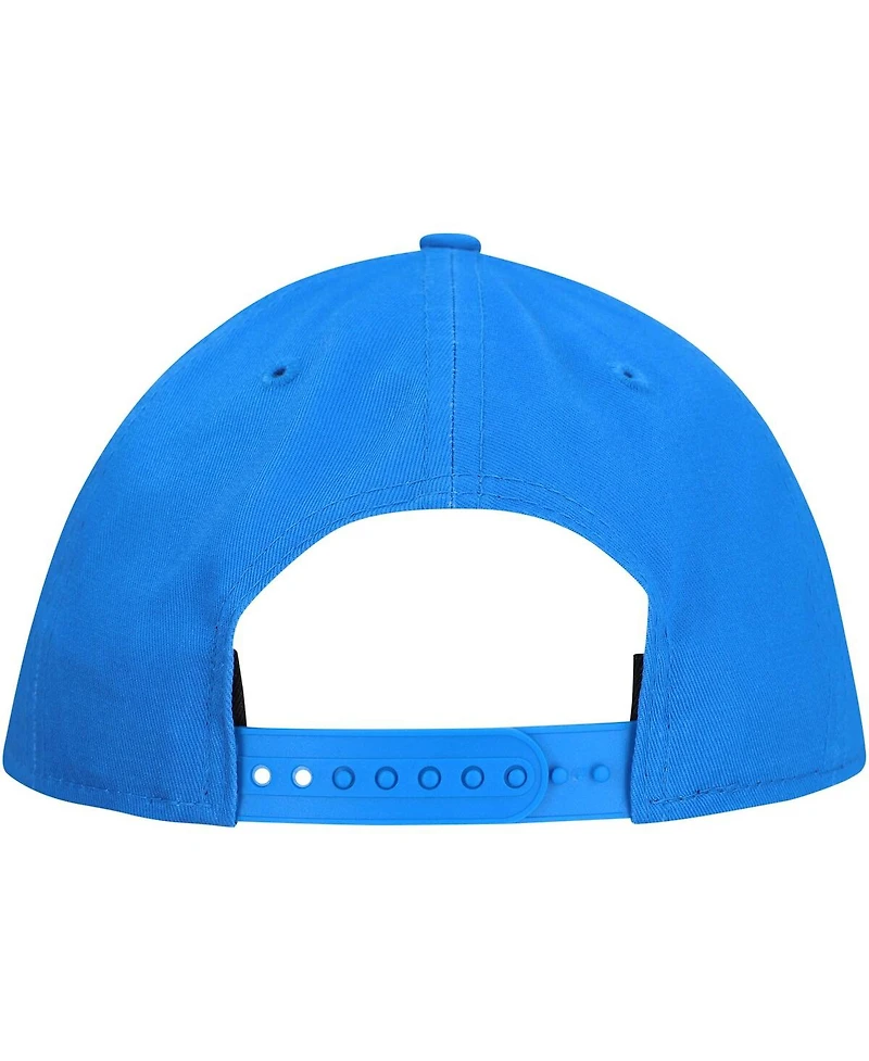 New Era Men's Blue Detroit Lions Main Low Profile 9FIFTY Snapback Hat
