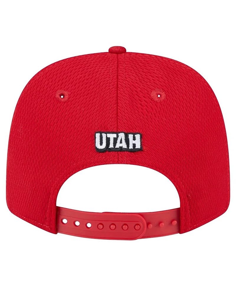 New Era Men's Red Utah Utes Coolera 9SEVENTY Rope Stretch-Snap Hat