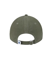 New Era Men's Olive Dallas Cowboys Main 9TWENTY Adjustable Hat