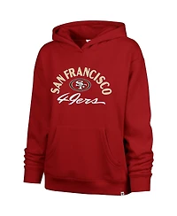'47 Brand Women's Scarlet San Francisco 49ers Plus Size Whirlwind Naomi Hoodie