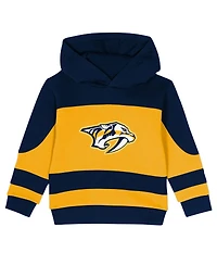 Outerstuff Toddler 2-Piece Navy/Gold Nashville Predators Puck Hero Fleece Hoodie and Sweatpants Set