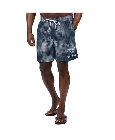 G-iii Sports by Carl Banks Men's Navy Tennessee Titans Change Up Volley Swim Trunks