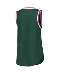 G-iii 4Her by Carl Banks Women's Green Minnesota Wild Strategy Tank Top