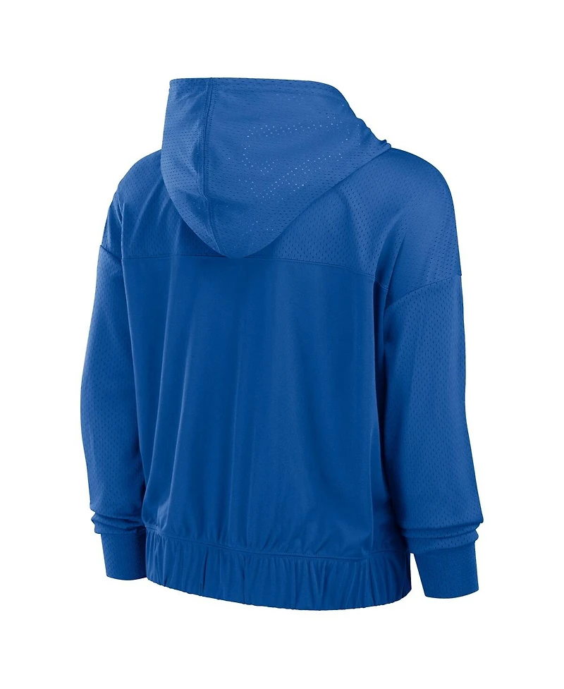 Fanatics Women's Royal New York Giants Script Lock Full-Zip Hoodie