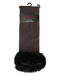MeMoi Women's Plush Lined Furry Fleece Knee High Socks