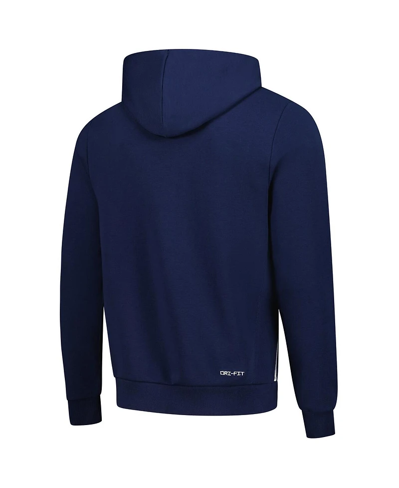 Nike Men's Navy Pennsylvania Quakers 2025 Sideline Standard Issue Dri-fit Hoodie