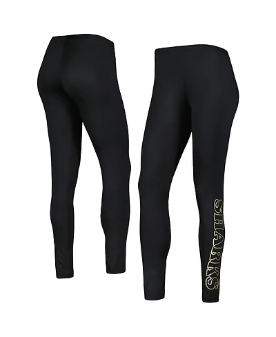 G-iii Sports by Carl Banks Women's Black San Jose Sharks Stadium Leggings