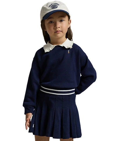 Polo Ralph Lauren Girls 2T-6X Collared Sweatshirt