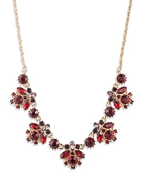 Marchesa Glass and Epoxy Stone Gold-Tone Extender Necklace