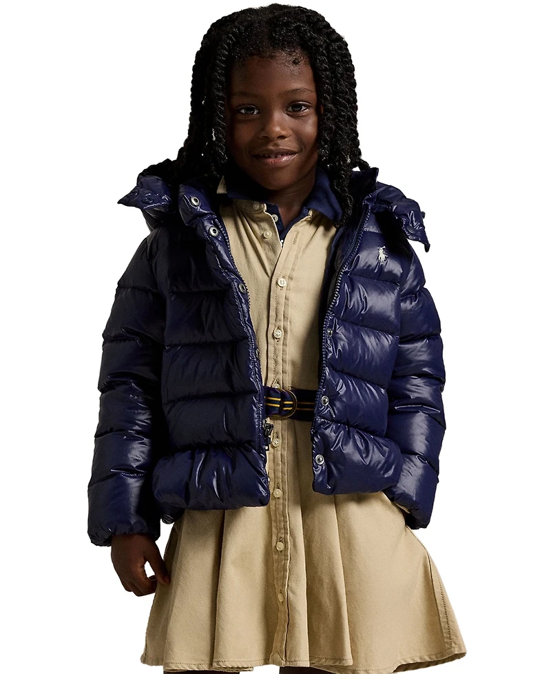Polo Ralph Lauren Girls 2T-6X Hooded Long Sleeves Jacket