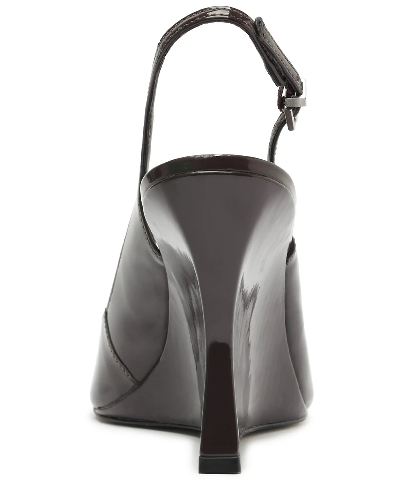 Arezzo Women's Rowen Slingback Wedge Pumps