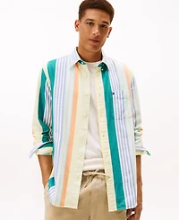 Tommy Hilfiger Men's Oxford Candy Strip Shirt