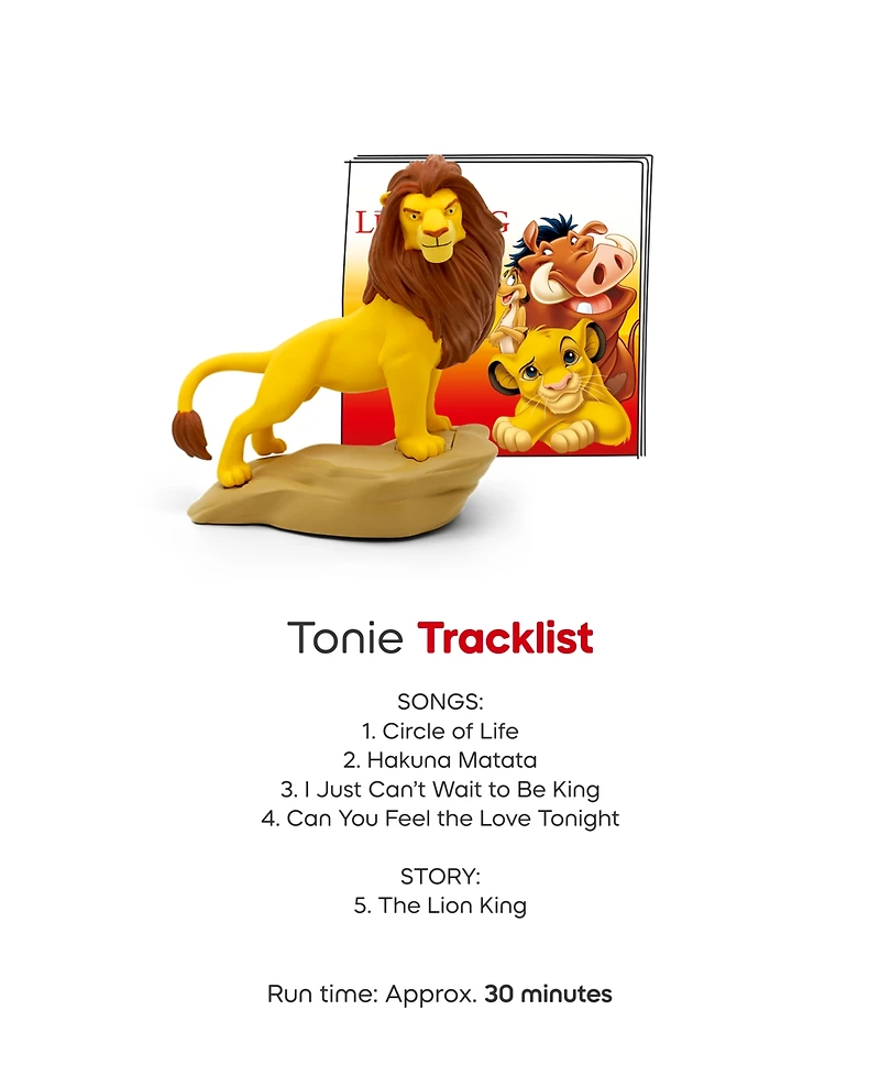 Tonies TB2 Disney Buddy Bundle Box Lion King, Cars, Toy Story, Monsters Inc