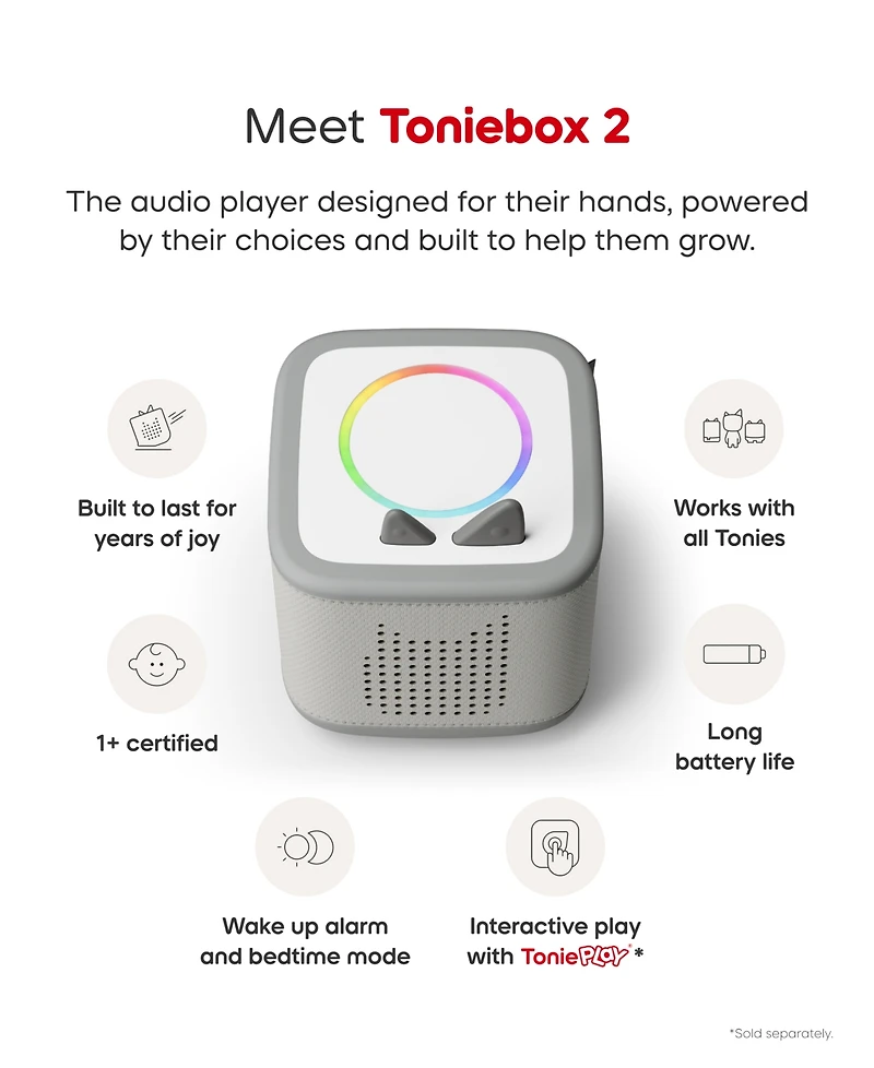 Tonies TB2 My First Tonies Bundle Moon Box Mft Transportation Set
