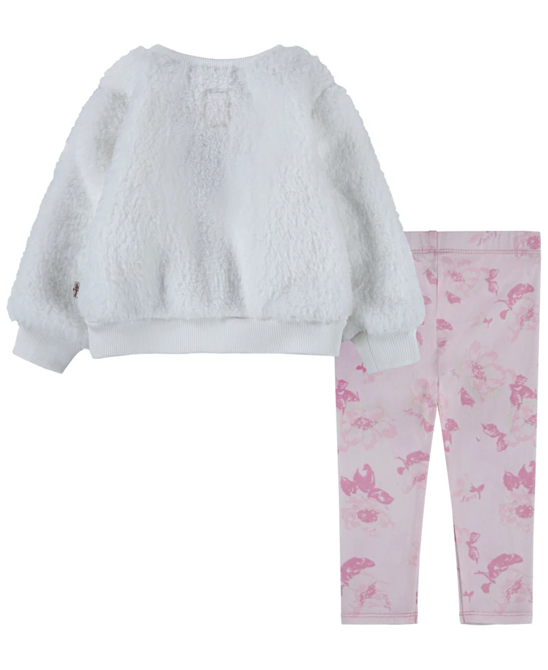 Levi's Baby Girls 2-Piece Top and Leggings Set