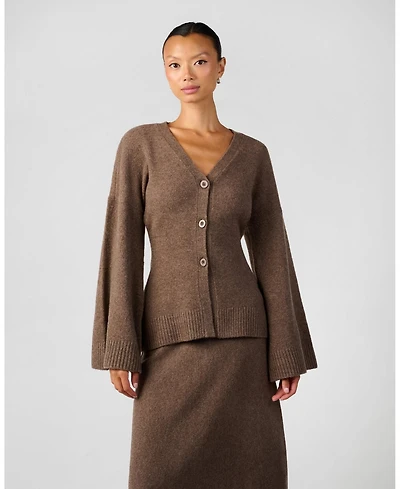 WeWoreWhat Women's Cinched Waist Cardigan