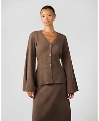 WeWoreWhat Women's Cinched Waist Cardigan