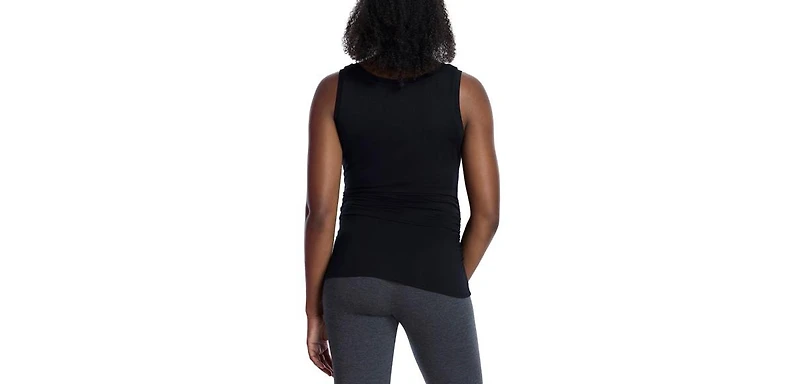 Motherhood Maternity Scoop Neck Side-Ruched Tank Top - 2 Pack