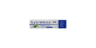 Now Foods Xyliwhite Platinum Mint with Baking Soda Toothpaste, 6.4 Oz