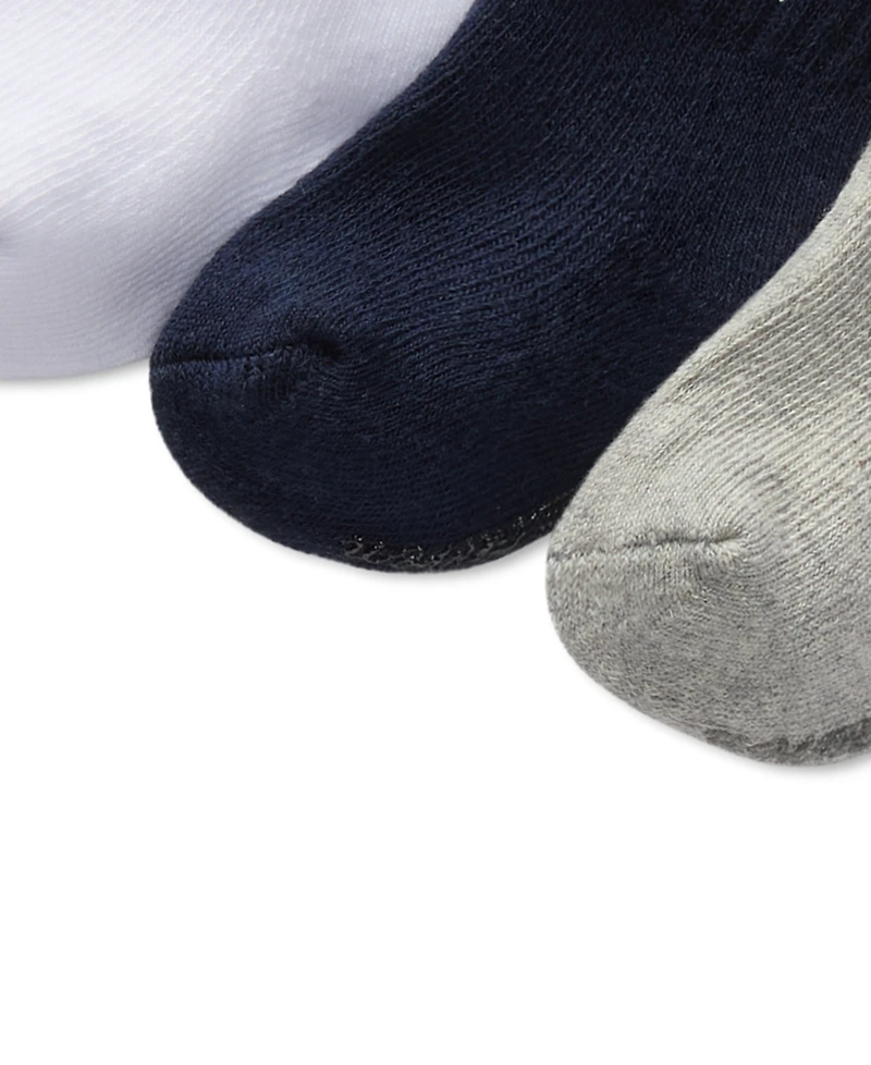 Polo Ralph Lauren Baby Boys Sport Quarter Socks, 6 Pack