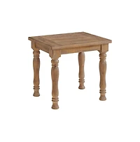 Intercon Turned Leg End Table, 22x26 in Sandwash