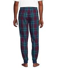 Lands' End Men's Flannel Jogger Pajama Pants