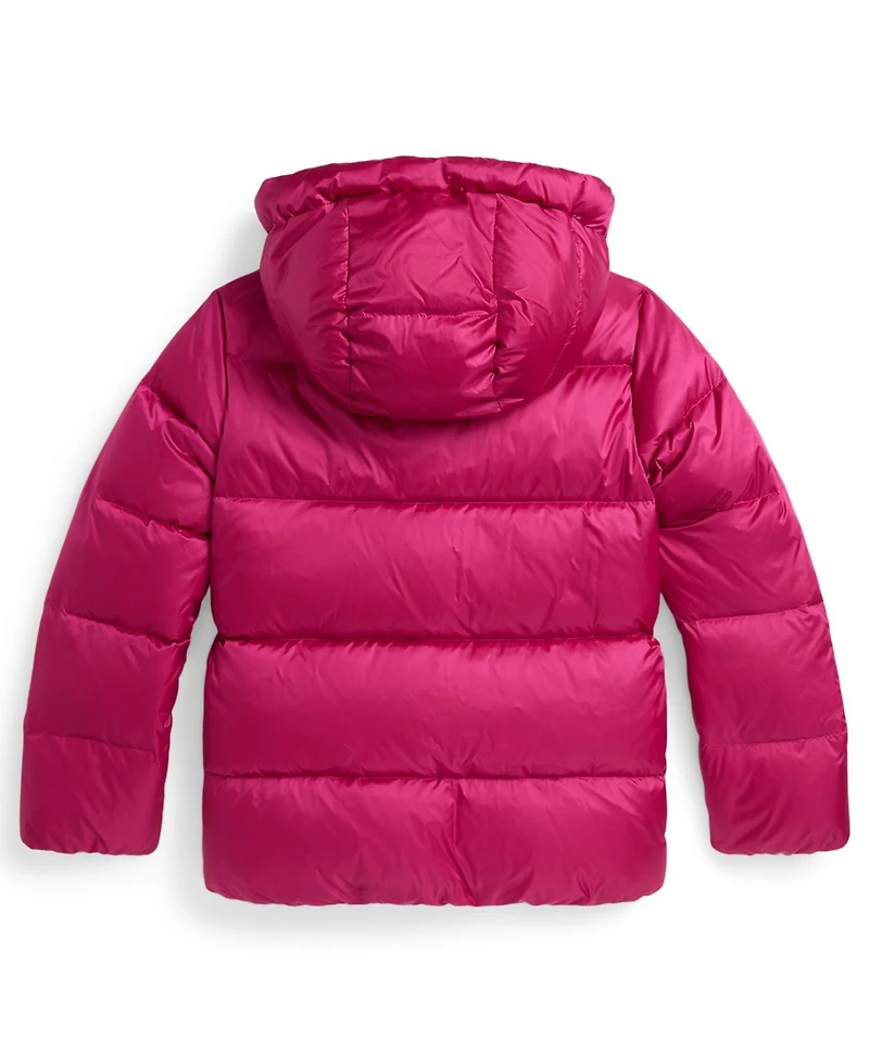 Polo Ralph Lauren Girls 7-16 Metallic Hooded Outerwear Coat