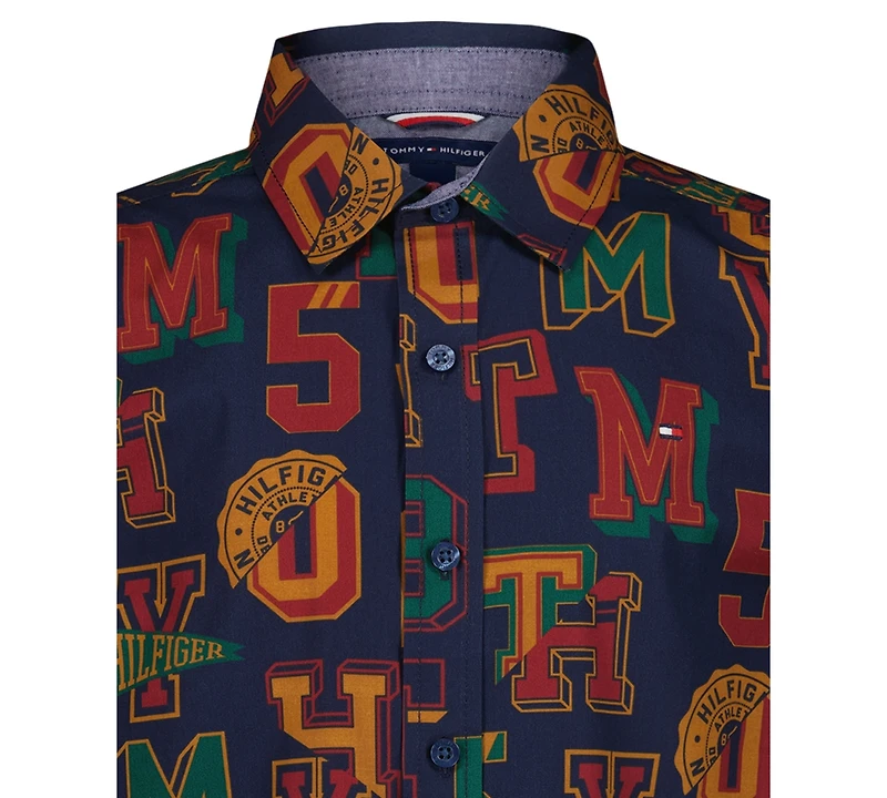 Tommy Hilfiger Boys 8-20 Letter Printed Shirt