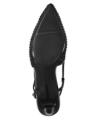 Easy Spirit Women's Ravin eFlex Embellished Mesh Slingback Pumps