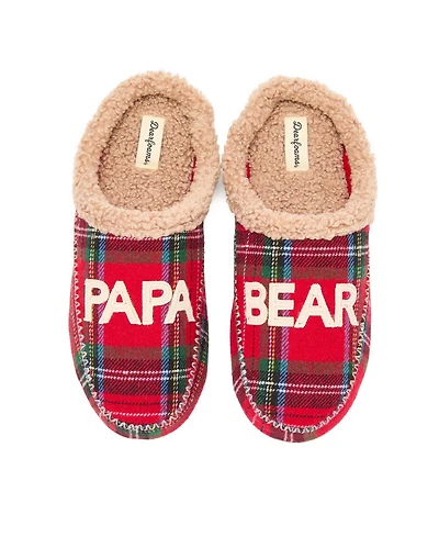 Dearfoams Men's Papa Bear Clog Slipper