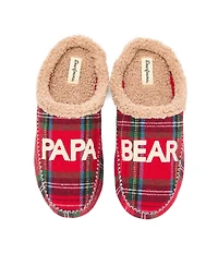 Dearfoams Men's Papa Bear Clog Slipper