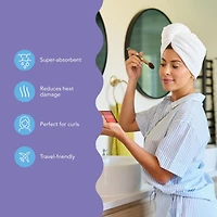 Turbie Twist Microfiber 2 Pack (Kashmir, Frosted Mint)