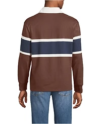 Lands' End Men's Long Sleeve Stripe Rugby Shirt