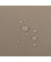Montauk Accents Bliss Linen/Taupe Water Resistant Fabric Shower Liner - Standard Size