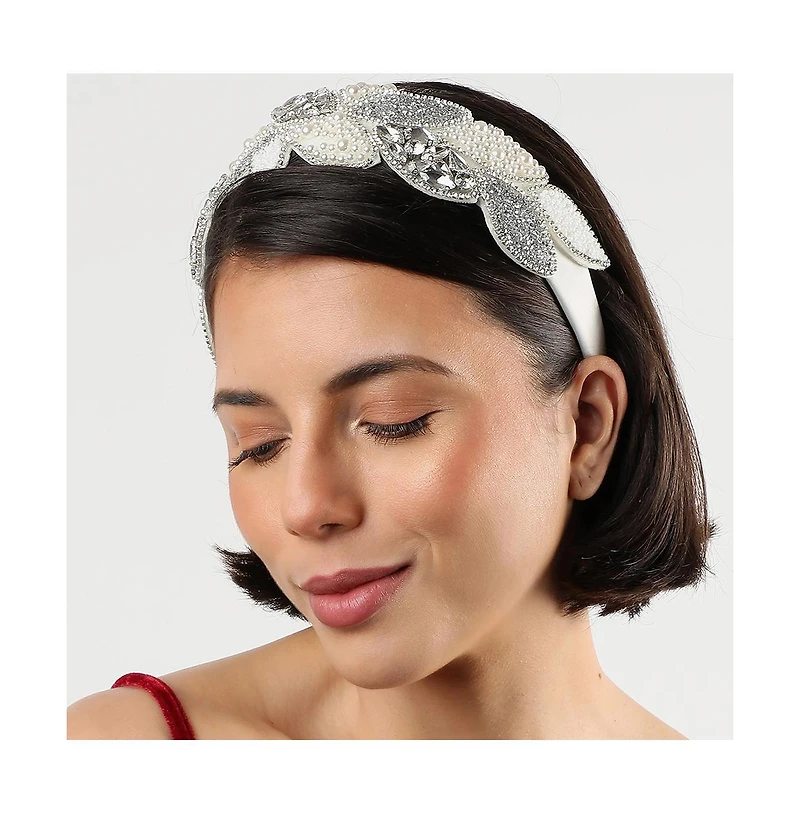 Sohi Women's Stone Studed Designer Hairband