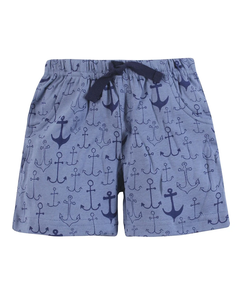 Hudson Baby Toddler Boys Four-Pair Active Shorts Bundle