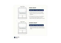 Shadisfy Linen Blended Belgian 100% Blackout Roman Shade Poly 39x64 Light Grey