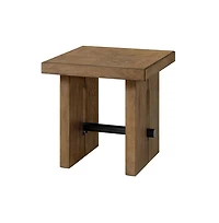 Intercon 24"" x 24"" End Table in Weathered Oak