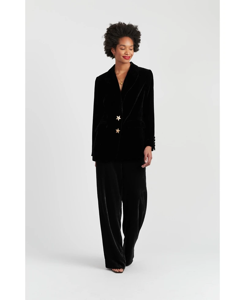 Chinti & Parker Women's Viscose Velvet Jacket