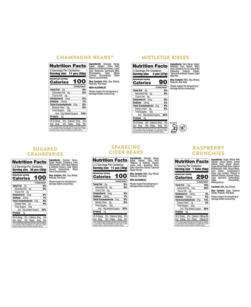 Sugarfina Happy Holidays Candy Bundle, 5 Piece