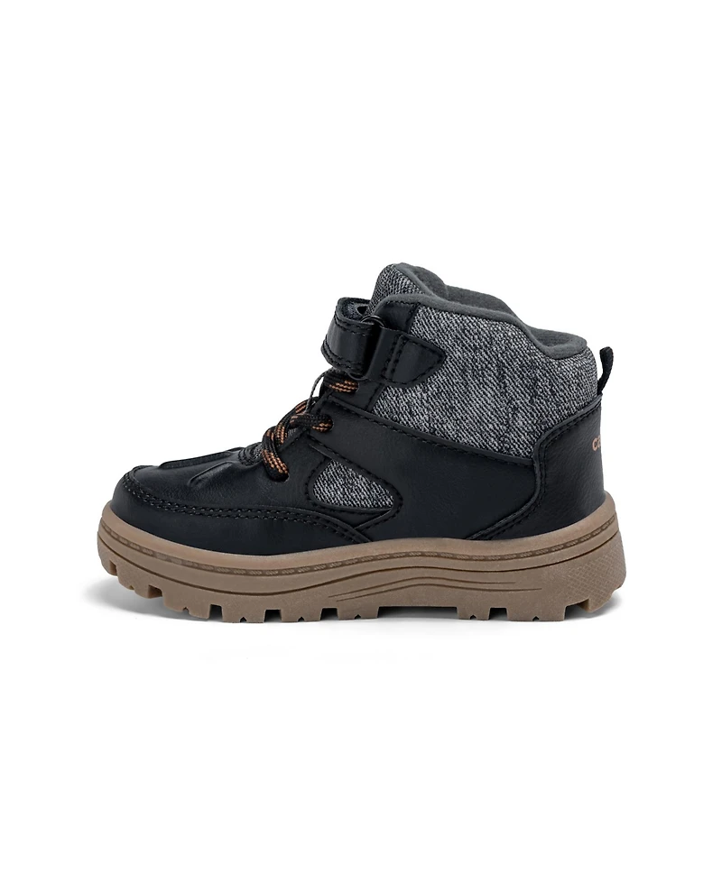Carter's 4-12 Ilker Hook and Loop Closure Lace-Up Boots