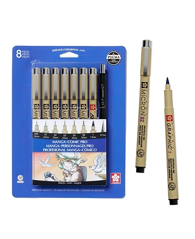 Sakura Pigma Micron Cube Collection Ink Pen Set