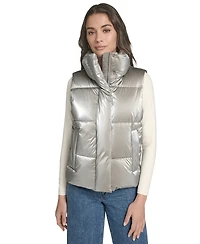 Levi's Women's Regular Stand Collar Puffer Vest Jacket