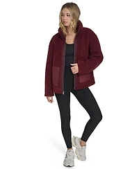Levi's Women's Regular Stand Collar Sherpa Teddy Jacket