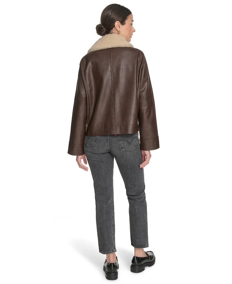 Levi's Women's Removable Collar Aviator Jacket