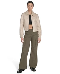 Levi's Women's Regular Faux Shearling Western Bomber Jacket