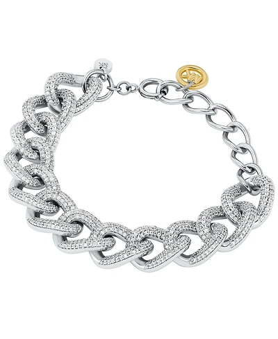Michael Kors Two Tone Pave Chain Bracelets