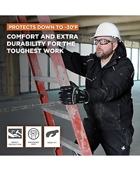 RefrigiWear Men's Extreme Freezer Glove - -30°F Protection, Impact Resistant, Silicone Grip, Ergonomic Fit