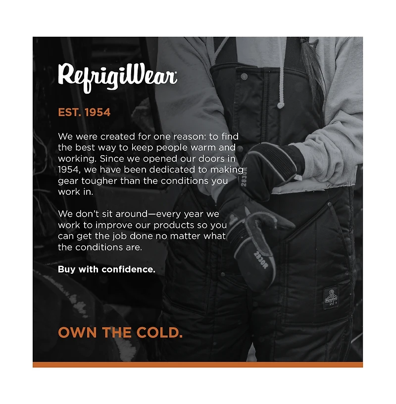 RefrigiWear Men's PolarForce Mitt - Extreme Cold Weather Insulated Mittens, Waterproof, Windproof, Thermal Protection