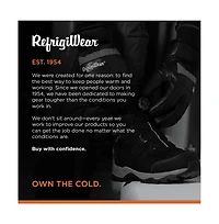 RefrigiWear Men's Extreme Freezer Boot - Waterproof Insulated Work Boots for Cold